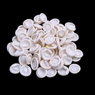 100pcs Disposable Latex Rubber Finger Cots Sets Fingertips Protector Gloves