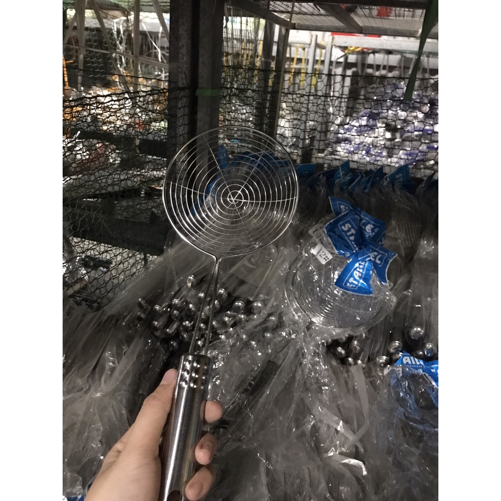 Vợt Lẩu, Rán Chiên, Chao Vòng Vớt Thức Ăn Bằng Inox [GIÁ SỈ]