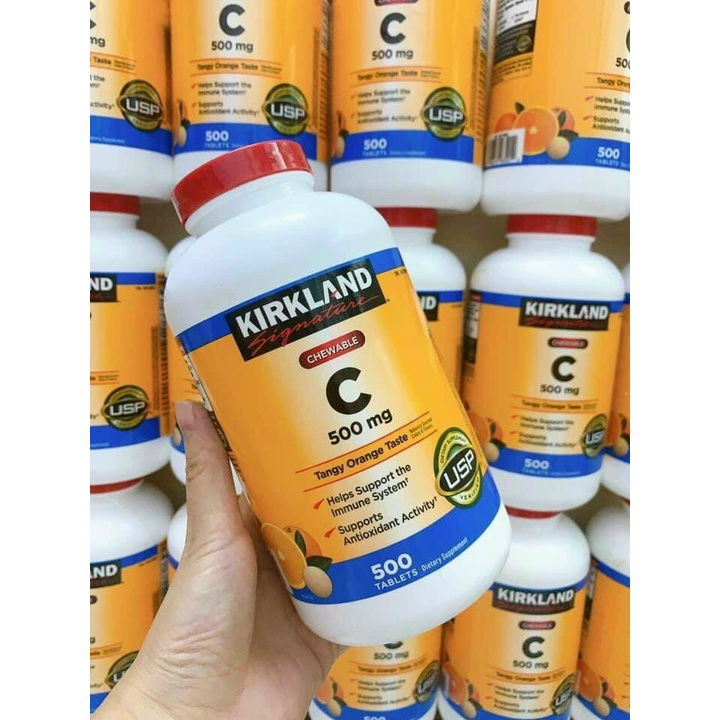 VIÊN NHAI BỔ SUNG VITAMIN C KIRKLAND SIGNATURE 500MG 100 VIÊN Shopee