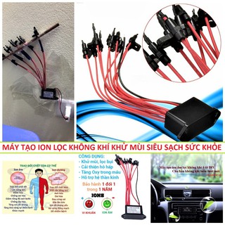 MÁY TẠO ION 10 RÂU LỌC KHÔNG KHÍ KHỬ MÙI SIÊU SẠCH CHO Ô TÔ VÀ GIA ĐÌNH LOẠI XỊN