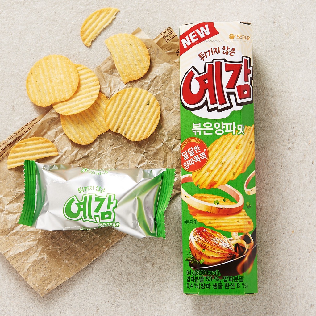 ORION) Snack Khoai Tây Vị Hành Tây - [오리온] 예감 볶은양파 64G | Shopee Việt Nam
