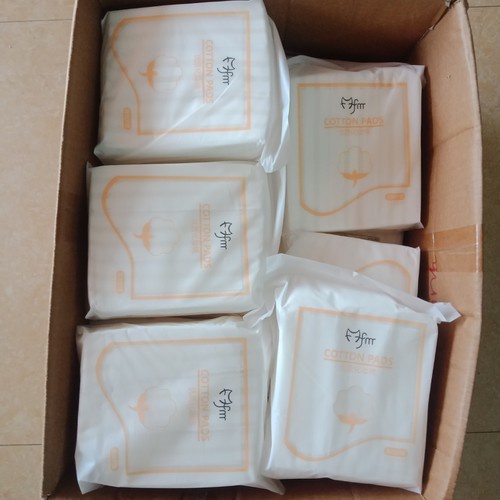 Bông tẩy trang trắng 3 lớp Cotton Pads cao cấp [ Bịch 222 Miếng ]