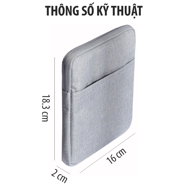 Túi chống sốc bảo vệ máy đọc sách màn hình 7inch (Kobo Libra Colour, Kobo Libra 2, Kobo Libra H20) | BigBuy360 - bigbuy360.vn