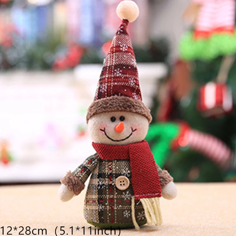Búp Bê Hình Ông Già Noel / Người Tuyết / Tuần Lộc Trang Trí Cây Thông Giáng Sinh