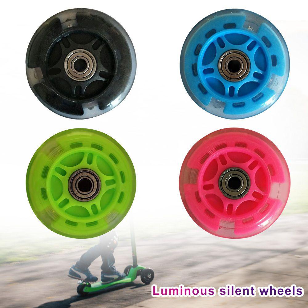 Bánh xe tay ga CORALTIDE Chất lượng cao 4 màu Ánh sáng Kid Skate Wheels