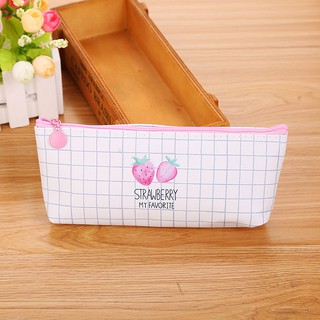 Hộp Bút Dâu Tây Dễ Thương Hộp Đựng Bút - Thỏ Hồng VPP