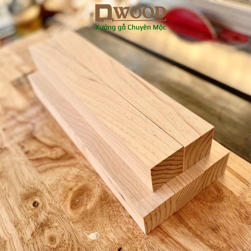 Ảnh Thanh gỗ thông Dwood vuông đã xử lý làm chân bàn, chân ghế 2