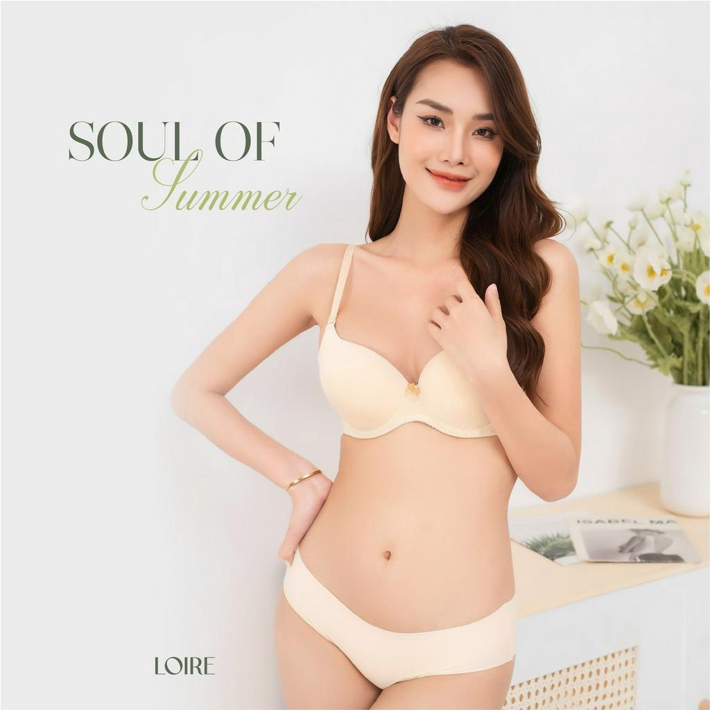 Áo Lót Có Gọng Nâng Đẩy Đệm Dày 3 Cm Siêu Nâng Đẩy Loirechic BRPU88
