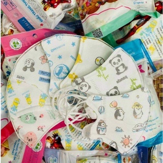 COMBO 50 Khẩu trang 5D kids  dành cho bé 2- 8 tuổi ,hộp 10 cái
