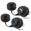 BTF USB 2 0 3 0 Nữ Ổ Cắm Cắm Bảng Điều Khiển Gắn Bộ Chuyển Đổi Trực Tiếp Chống Thấm Nước IP67 Kết Nối Có Nắp