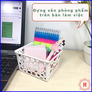 Khay nhựa Hàn Quốc bé Song Long sắp xếp ngăn nắp không gian tiện dụng { H }