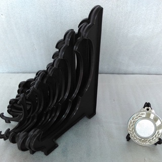 Black Plastic Easel Plate Display Stand Picture Frame Photo Pedestal CHolder