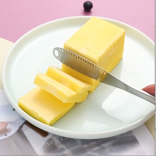 ( Loại răng ) Dao cắt bơ , quét bơ , cắt bánh mì ăn bit tết chất liệu inox - dụng cụ làm bánh