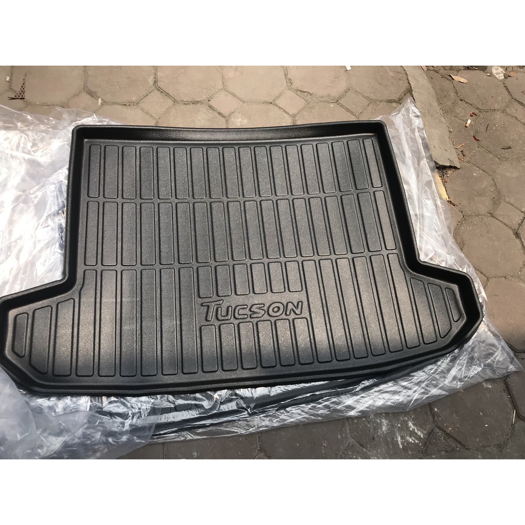 Lót cốp nhựa ô tô Hyundai Tucson 2016-2023,Nhựa TPO dẻo không mùi,chống nước tuyệt đối, vệ sinh dễ dàng