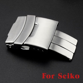 Khóa Gài Bằng Thép Không Gỉ 304 Cho Đồng Hồ Đeo Tay Seiko 18mm 20mm 22mm 24mm
