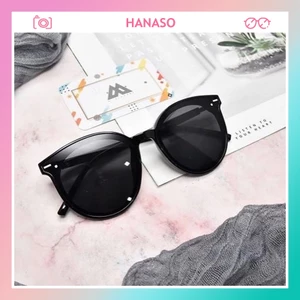 Mắt kính râm mát nữ nam thời trang chống tia UV mắt vuông phong cách Ulzzang đẹp sang trọng HANASO 003