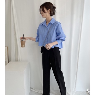 Áo sơ mi dài tay thời trang Hàn Quốc dành cho nữ