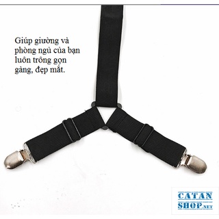 Bộ Kẹp Drap Cố định Ga Giường 6 Chấu / 3 Chấu / Drap Chéo Siêu Chắc Chắn, Kẹp Drap Giường Chống Xê Dịch