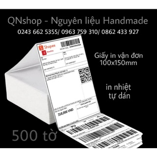 500 giấy in nhiệt in mã vận đơn 100x150cm