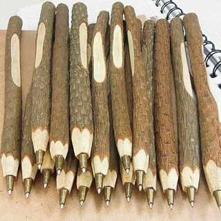 Bút bi gỗ bút chì gỗ phong cách vintage - 13cm đến 16cm