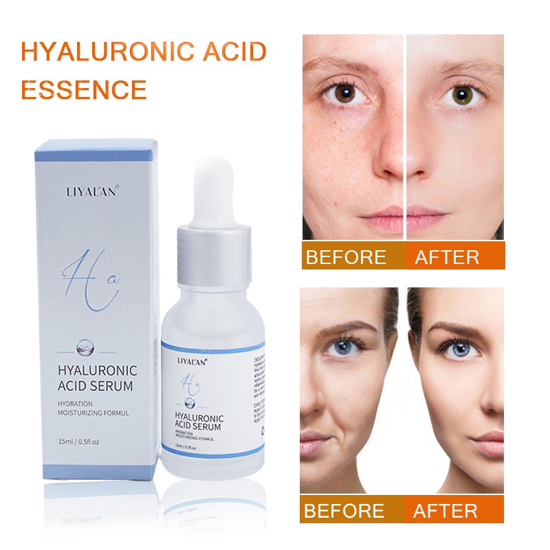 Ảnh Serum LIYALAN tinh chất hyaluronic acid dưỡng ẩm làm giảm nếp nhăn chăm sóc làn da 15ml 4