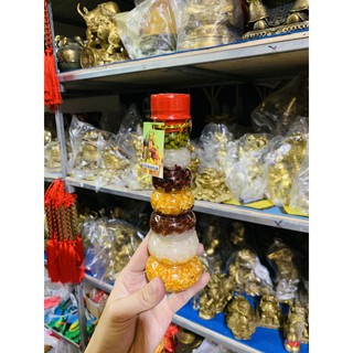 Gạo muối thần tài ngũ sắc ngũ cốc thờ cúng trang trí ban thờ thần tài