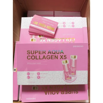 [CHÍNH HÃNG] Collagen X5 Nước uống Collagen Yến sào Nhật bản - COLLAGEN X5 SUPER AQUA DR SHIDO (14 gói / hộp)