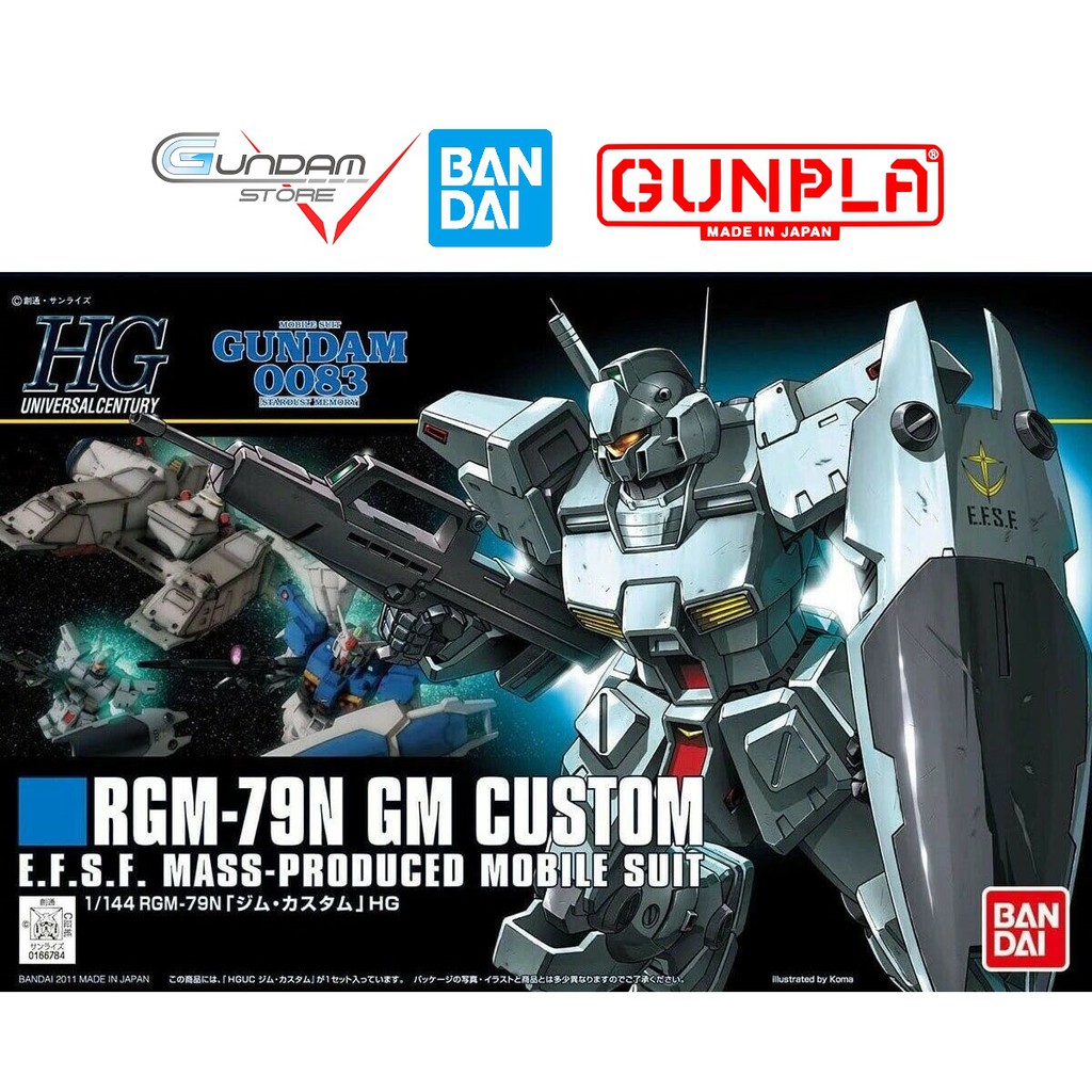 Mô Hình Gundam HG GM Custom Bandai 1/144 HGUC UC Đồ Chơi Lắp Ráp Anime ...