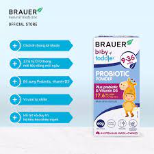 [ Nhà thuốc 251 ] Men vi sinh Brauer Baby Toddler PROBIOTIC POWDER giúp ...