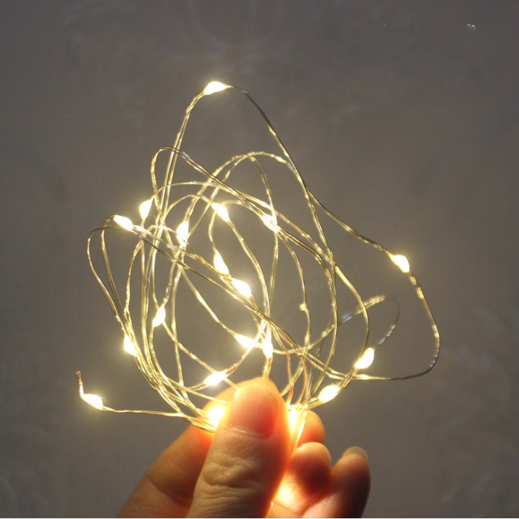Dây đèn led nhấp nháy nhiều màu trang trí tiểu cảnh, hộp quà, DIY ...