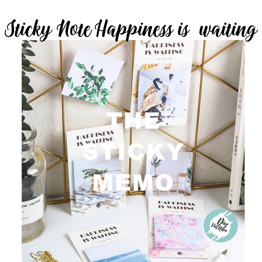 STICKY NOTE HAPPINESS IS WAITING | Shopee Việt Nam