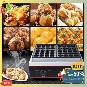 Máy làm bánh takoyaki 4000W khuôn đôi tốc độ gia nhiệt nhanh