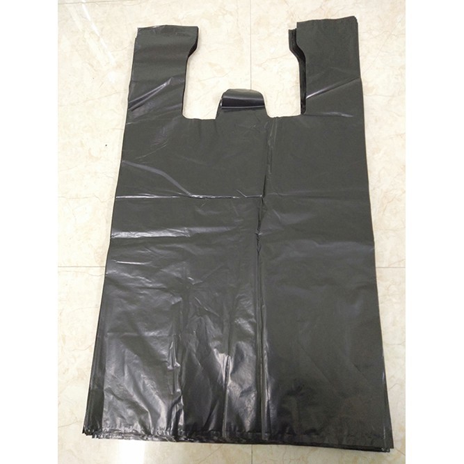 Túi nilon đen đựng rác, đóng hàng có quai loại đựng 5kg, 10kg, 15kg ...