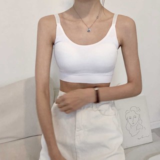 Áo Bra Nữ 2 Dây Mút Mỏng Điều Chỉnh Ngắn Dài B1182