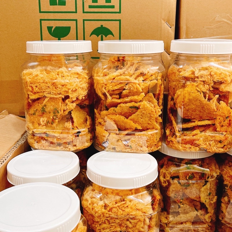 Cơm Cháy Chiên Mắm Hành Lắc Chà Bông - Hộp 500gr