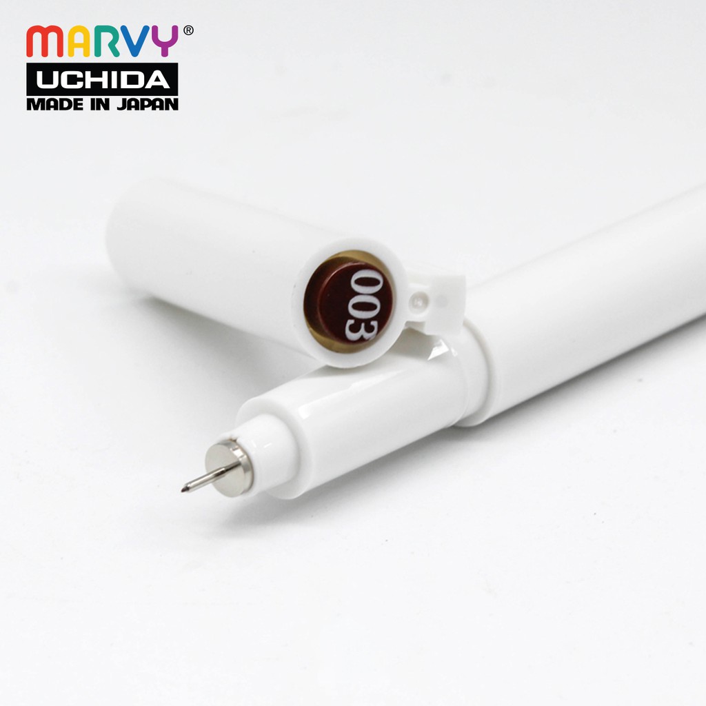 Ảnh Combo 3 Bút Line Đi Nét Chuyên Nghiệp Marvy Uchida 4600 3
