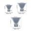 Khuôn silicon kim tự tháp BTF 3D Thích hợp cho đồ trang trí thủ công tự làm bằng nhựa Epoxy