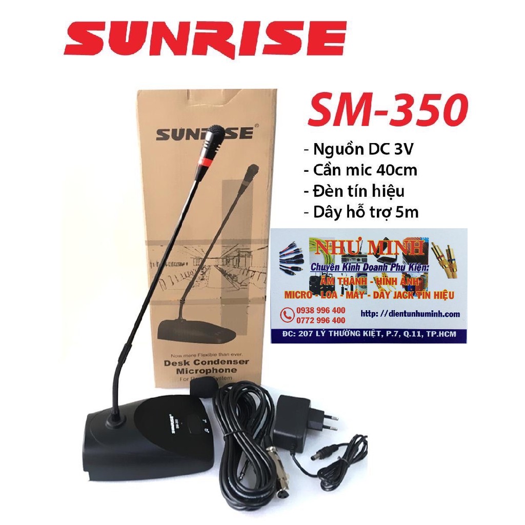 Mic Hội Nghị SM-350 - Mic Phòng họp - Mic cổ ngỗng | Shopee Việt Nam