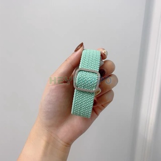 Set ốp silicone mềm + dây đeo nylon co giãn có thể điều chỉnh cho Apple Watch 7/6/5/SE iwatch 45/44/42/41/38mm