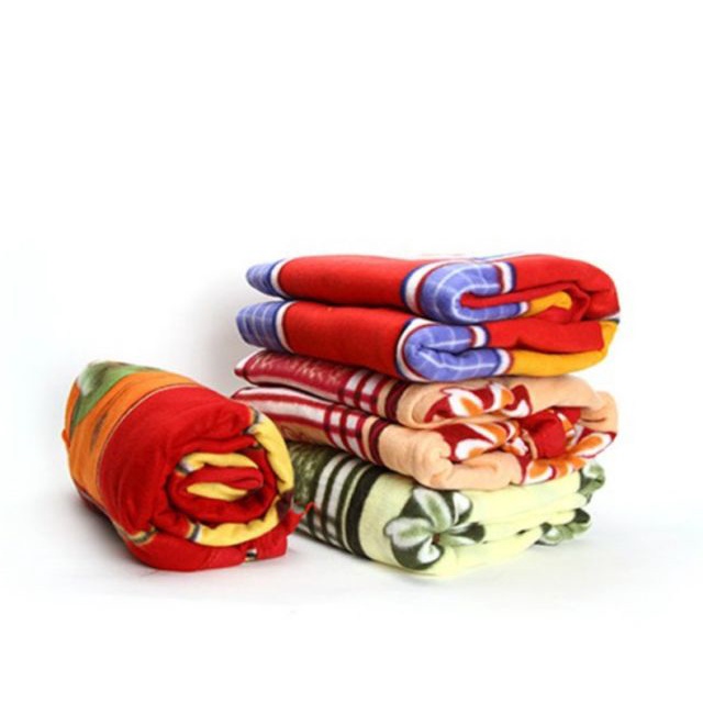Chăn mền nỉ ngủ trưa văn phòng, mền nỉ, không co rút,  thoáng mát dễ giặt, dể gấp gọn, 1,7m x 2m