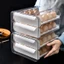 Khay nhựa bảo quản trứng 2 tầng để tủ lạnh thiết kế 32 ô chắc chắn màu ngẫu nhiên