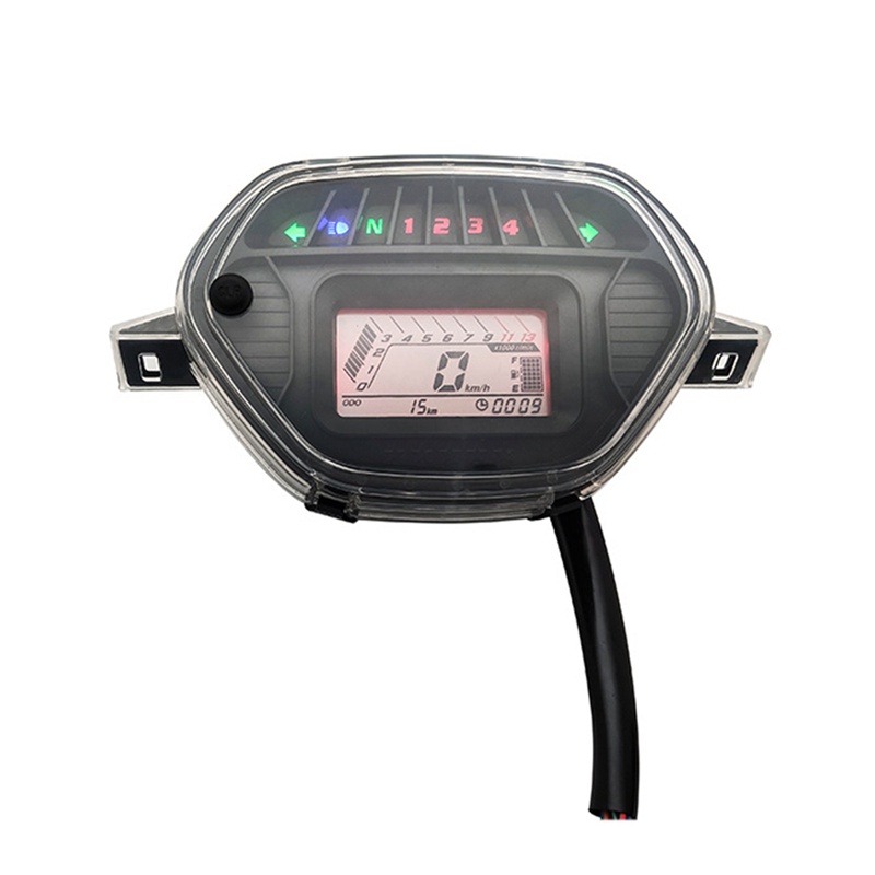 Máy đo kỹ thuật số PNP Máy đo tốc độ Alpha cho Honda Wave 100 Old / Ex5 Class / Wave Alpha 110 CX CD Đồng hồ tốc độ LCD
