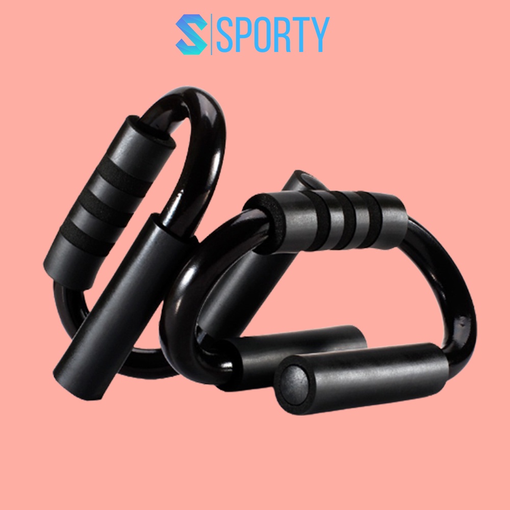 Ảnh Dụng cụ tập hít đất chống đẩy cầm tay YOGA chính hãng SPORTY chất liệu thép cứng cao cấp (YGW9) 1