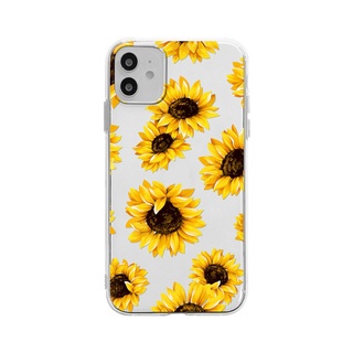 Ốp Họa Tiết Daisies Màu Vàng Cho iPhone 17 16 15 14 13 12 11 Pro Promax 14Plus mini X XS XR XSMAX 6 6s 6plus / 6splus 7 8 SE2020 7plus / 8Plus Vỏ Mềm Trong Suốt QMGT