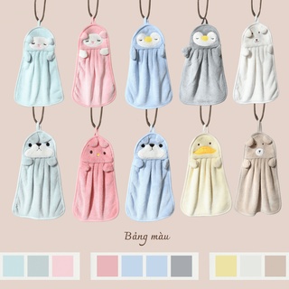 Khăn Lau Tay Treo Tường Royal Towel Họa Tiết Hoạt Hình, Thấm Hút Tốt