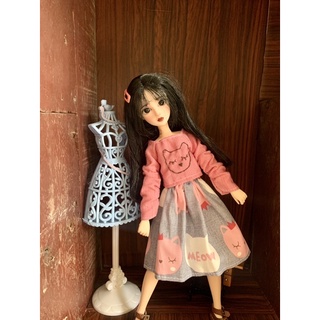 Set áo váy mèo size blythe, xinyi,barbie