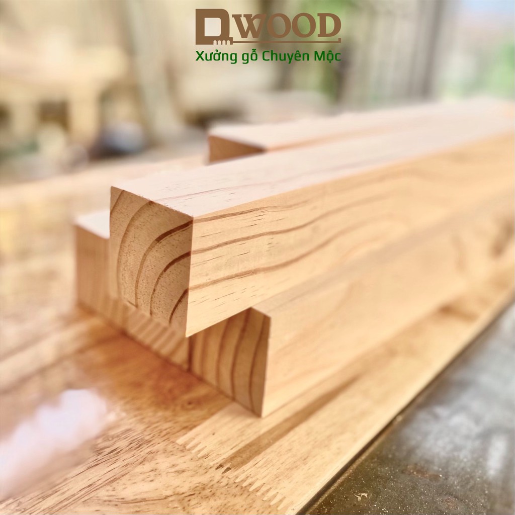 Ảnh Thanh gỗ thông Dwood vuông đã xử lý làm chân bàn, chân ghế 3