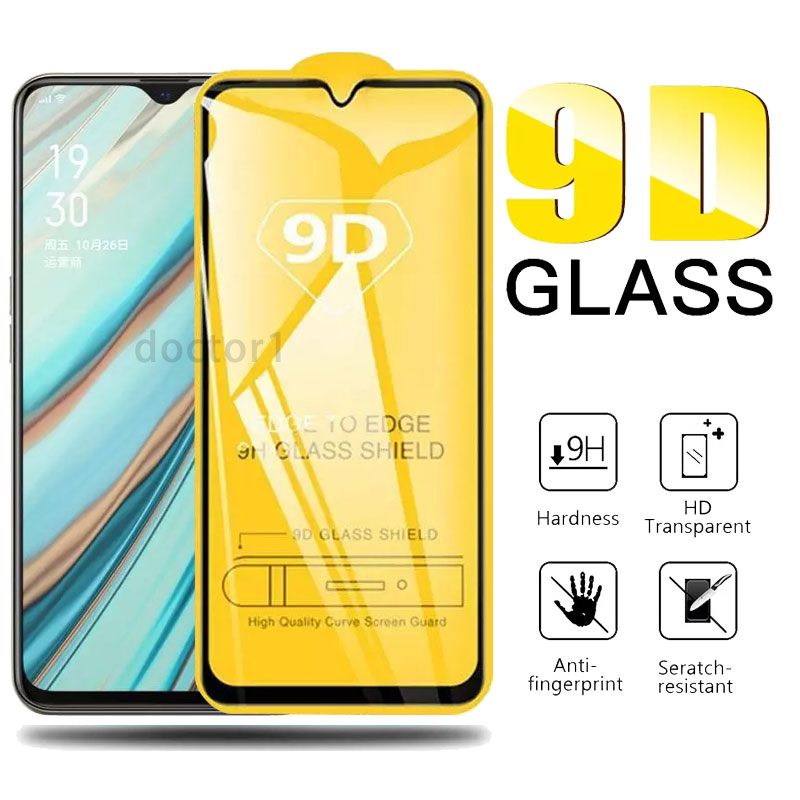 Kính cường lực 9D bảo vệ toàn màn hình dành cho OPPO A78 A17K A96 A77 A77s A76 A57 A55 A17 A9 A5 2020 F11 Pro F9 F7 F5 A7 A5s A3s A83 A59 A39 A37 5G 4G 2023
