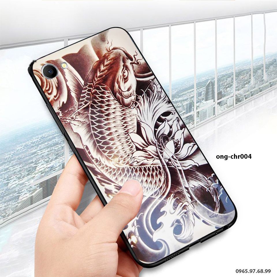Miếng dán skin cho các dòng Oppo F1s, F3, F3 Plus, F7 Youth in hình cá chép hóa rồng cực đẹp