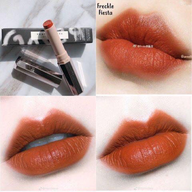 Son Li Fenty Beauty Mattemoiselle Plush Matte Lipstick mau Freckle Fiesta Shopee Vi t Nam